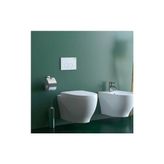 Kanalsız Asma Klozet ile Minimalist Banyo Tasarımı - Ahşap