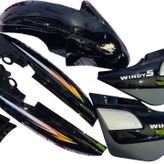 Kanuni Windy - S 125 Kaporta 3' Lü Set Siyah