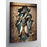 Kanvas Tablo Anubis Mısır Tanrısı