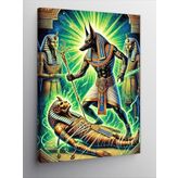 Kanvas Tablo Anubis ve Mısır Mitolojisi, 70 x 100