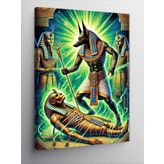 Kanvas Tablo Anubis ve Mısır Mitolojisi
