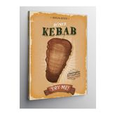 Kanvas Tablo Döner Kebap Reklamı