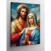 Kanvas Tablo İsa Ve Meryem Ana