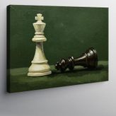 Kanvas Tablo Satrançta Şah Ve Mat