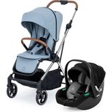 Kanz Snap Autofold Travel Sistem Bebek Arabası Foggy Blue - Asai