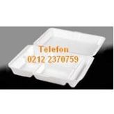 Kapaklı Köpük Tabldot Tabağı