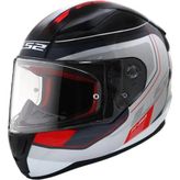 Kapalı Kask Ls2 Rapıd Slıde Orjinal M - Siyah - Açık Gri - Kırmızı