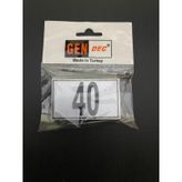 Kapı Numarası Dolap,Raf,Posta Kutusu 4X6 Cm 1 Den 40 A