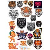 Kaplan Sticker Set 11 20 Parça Telefon, Tablet, Defter, Laptop Sticker