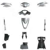Kaporta Set [Gri] [Yeni Model] Honda Actıva S