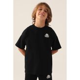 Kappa Authentic Caden Erkek Çocuk Antrasit Regular Fit Tişört - 9 - 10 Yaş