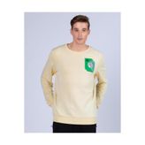 Kappa Authentic Graphik Vanes Erkek Bej Comfort Sweatshirt