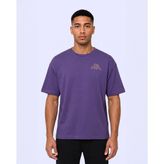 Kappa Authentic Omasy Tur Erkek Mor Viyole Oversize Tişört