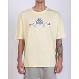 Kappa Authentic Taster Erkek Sarı Regular Fit Tişört - M