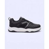 Kappa Couro Erkek Siyah-Gri Sneaker