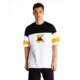 KAPPA Erkek AUTHENTIC SUZENE Tişört, WHITE-BLACK, S