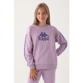 Kappa Kız Çocuk Lila Sweatshirt