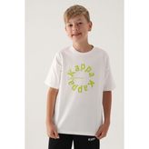 Kappa Krem Kappa Baskı Erkek Çocuk T-Shirt - 13 - 14 Yaş