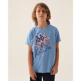 Kappa Logo Coleman Erkek Çocuk Mavi-Yeşil Regular Fit Tişört - 11 - 12 Yaş - Mavi - Yeşil