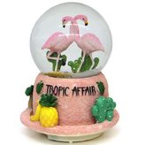 Kar Küresi Flamingo Dönence