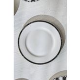 Karaca 19 cm Damalı Çizgi Porselen Pasta Tabağı