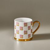 Karaca Checker Flower Pink Kupa 330 ml - Hayır - Pembe