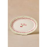 Karaca Cherry Time Kayık Tabak 25 cm