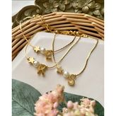 Karaca Design Harfli Yıldızlı Zincir Bileklik