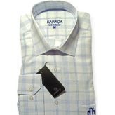 Karaca Ekoseli Gömlek - 05M-Mavi