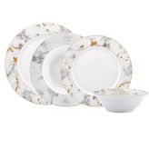 Karaca Forever Bone Marble 24 Parça 6 Kişilik Yemek Takımı