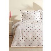 Karaca Home Amour %100 Pamuk Çift Kişilik Pike Takımı Kırmızı PP