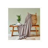 Karaca Home Back To Basic Vizon 200x220 cm Çift Kişilik Örgü Battaniye
