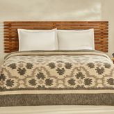 Karaca Home Damask Antrasit Çift Kişilik Pamuklu Battaniye