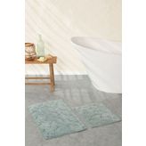 Karaca Home Elegant 50x80 cm 50x40 cm Mint Paspas Set