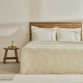 Karaca Home Ginkgo Leaf Müslin Nakışlı Çift Kişilik Pike Takımı Adaçayı