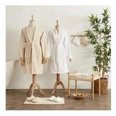 Karaca Home Glory Lurex 9 Parça Gold Bej Aile Banyo Seti