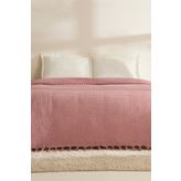 Karaca Home Mady %100 Cotton Waffle Çift Kişilik Tek Pike Pembe
