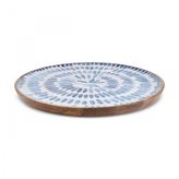 Karaca Home Mango Dekoratif Tabak Mavi 29 cm