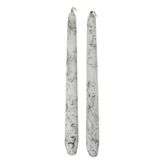 Karaca Home Marble 2'li Beyaz Şamdan Mum