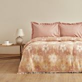 Karaca Home Nelly Müslin Çift Kişilik Pike Yatak Örtüsü Takımı Somon - 200 x 220 cm