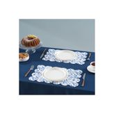 Karaca Home Petra Patterned Amerikan Servisi 2'li Set Mavi Beyaz