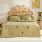 Karaca Home Sunflower %100 Pamuk Müslin Çift Kişilik Pike Takımı Adaçayı