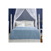 Karaca Home Virelle %100 Pamuk Nish Set Çift Kişilik Pike Takımı Mavi