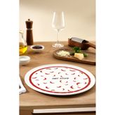 Karaca Hot Stuff Acı Biberli Pizza Tabağı Beyaz 30 cm