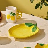Karaca Lemon Limon Desenli Pasta Tabağı 24 cm - Sarı