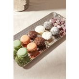 Karaca Loren 33x15 cm Gümüş Dekoratif Tepsi
