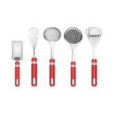 Karaca Mastermaid 5 Parça Servis Seti - Kırmızı