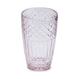 Karaca Minton Cam Su Bardağı Açık Pembe Pembe