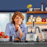Karaca Mutfak Robotu 10 Özellik Power Multifunctional Refika Swiss Cream 2000 W Hamur Yoğurma Mutfakterazisi.hediye - Krem