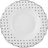 Karaca New Romantic Puantiyeli 24 cm Siyah Çukur Tabak